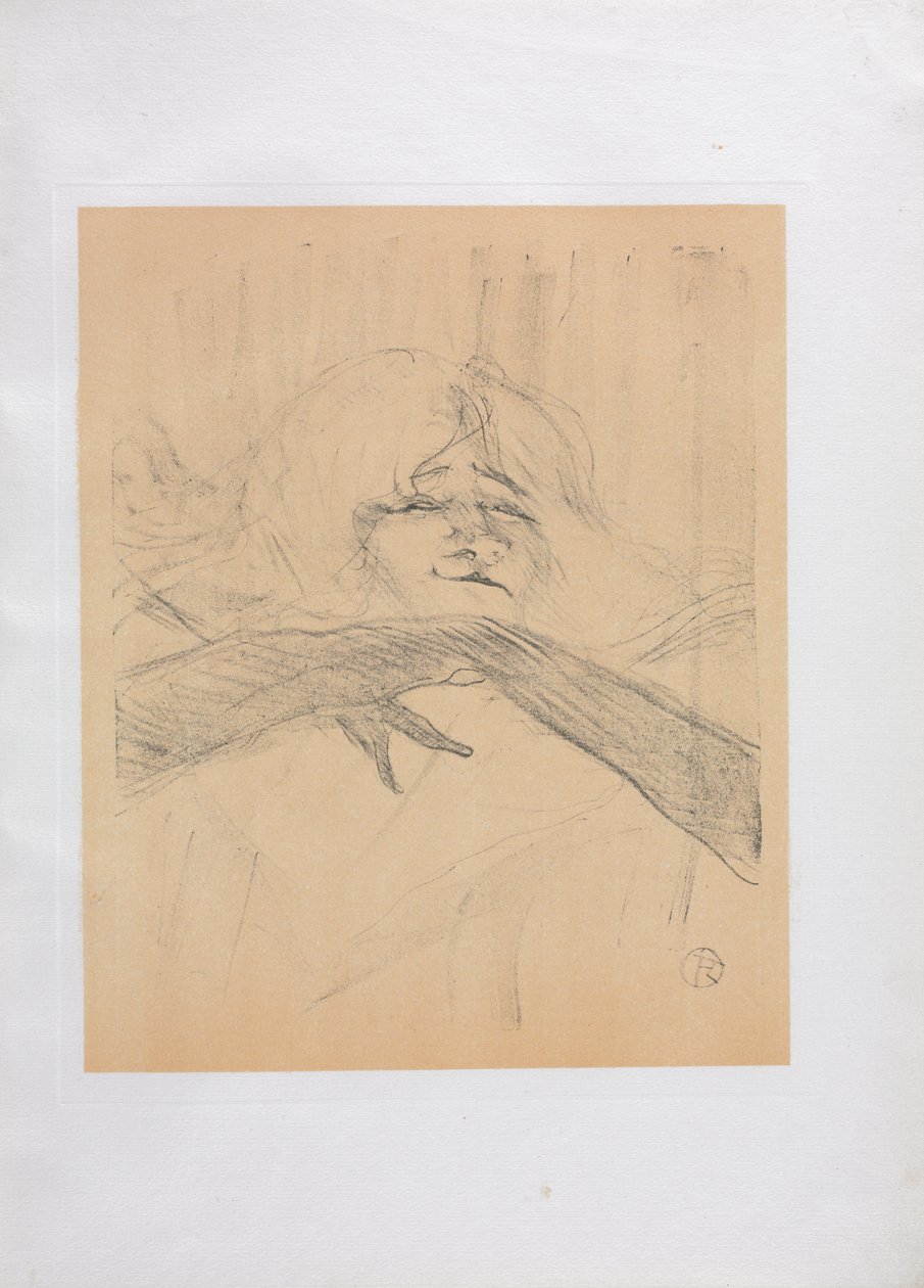 Yvette Guilbert-angielska seria: Zatrzymaj się dłużej Loo autorstwa Henri de Toulouse Lautrec