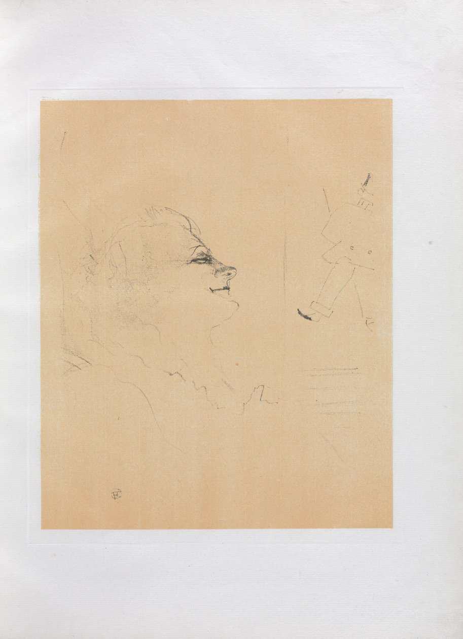 Yvette Guilbert-angielska seria: Pessima, 1898. autorstwa Henri de Toulouse Lautrec
