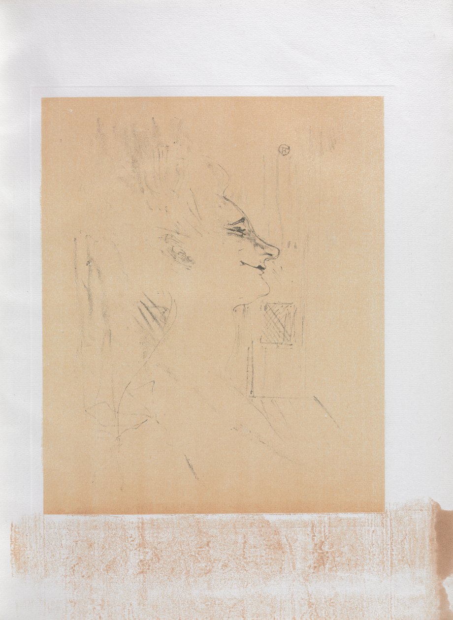 Yvette Guilbert-angielska seria: Soularde autorstwa Henri de Toulouse Lautrec