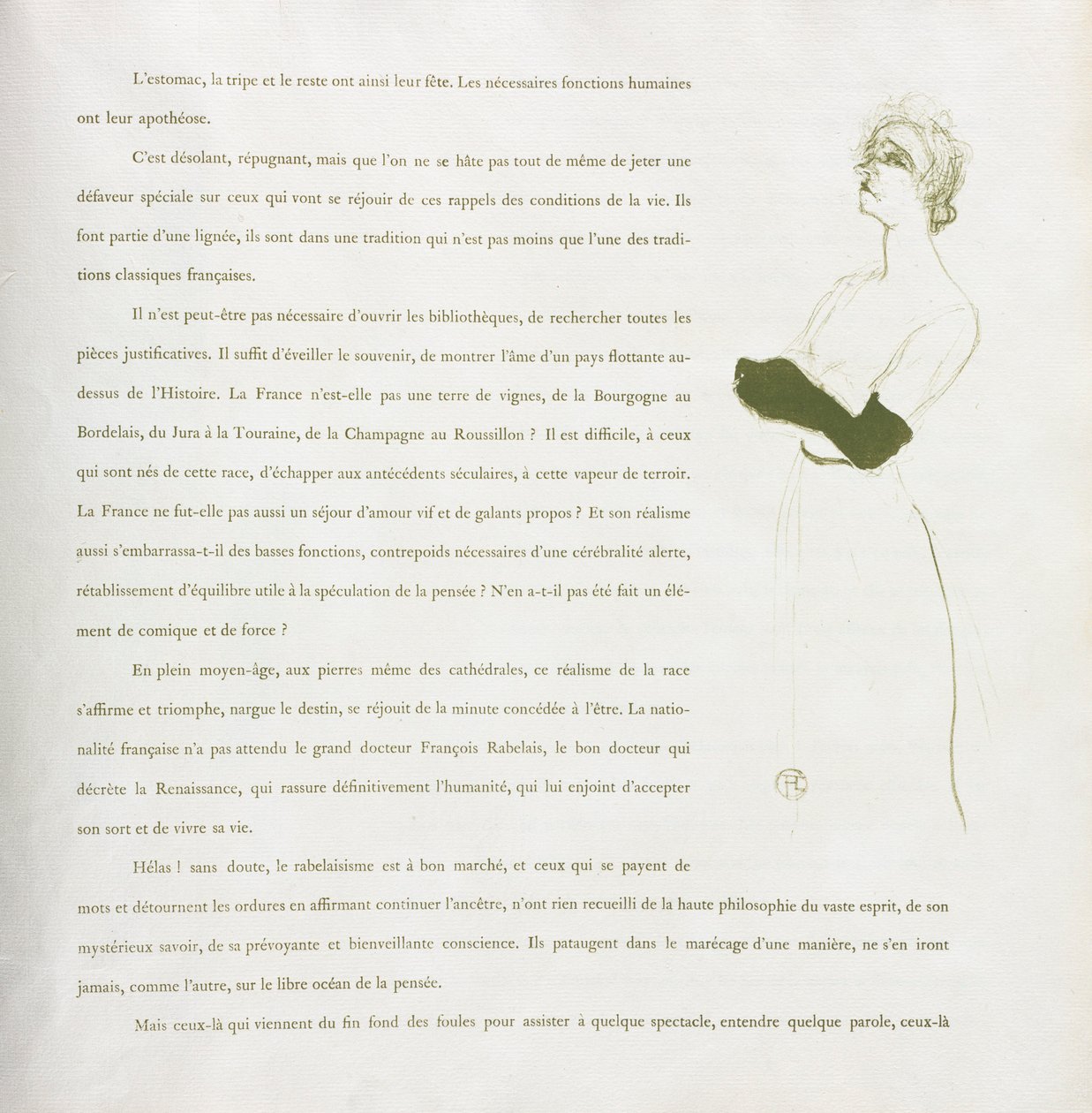 Yvette Guilbert-francuska seria: nr 10, 1894. autorstwa Henri de Toulouse Lautrec