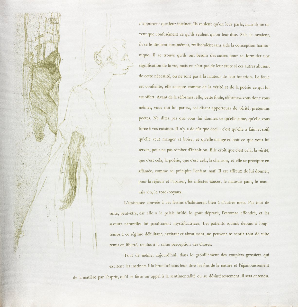 Yvette Guilbert-francuska seria: nr 11, 1894. autorstwa Henri de Toulouse Lautrec