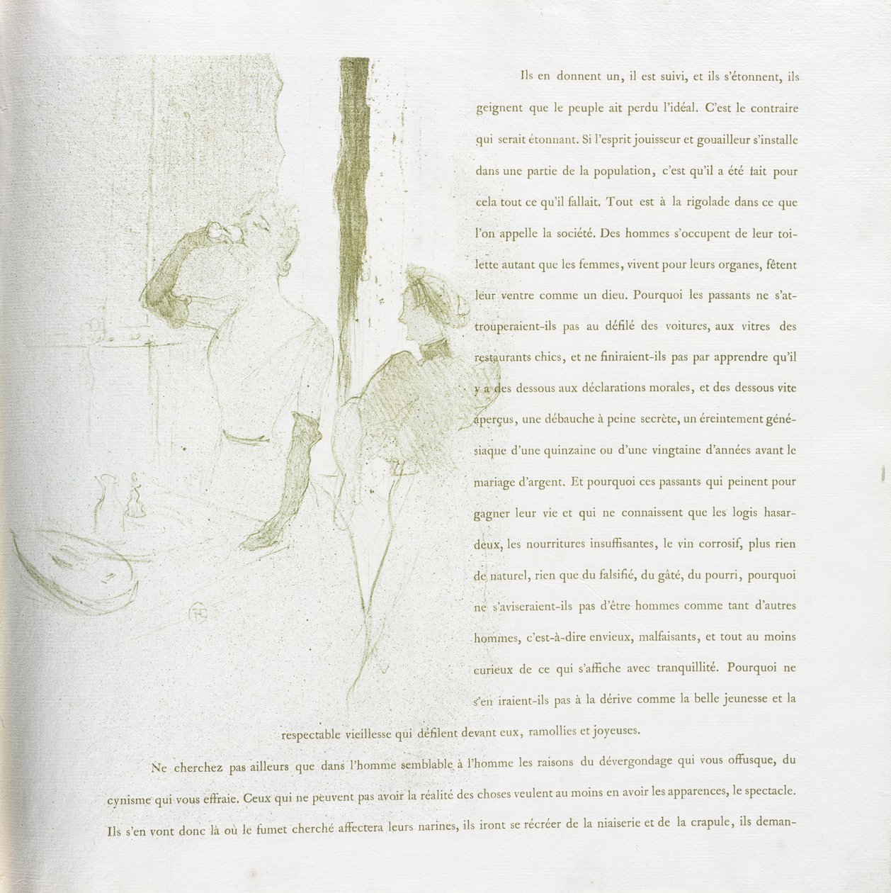 Yvette Guilbert-seria francuska: nr 14 autorstwa Henri de Toulouse Lautrec