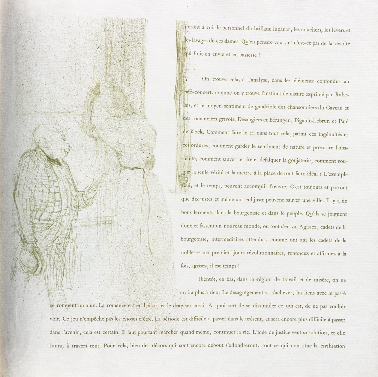 Yvette Guilbert-francuska seria: nr 15 autorstwa Henri de Toulouse Lautrec