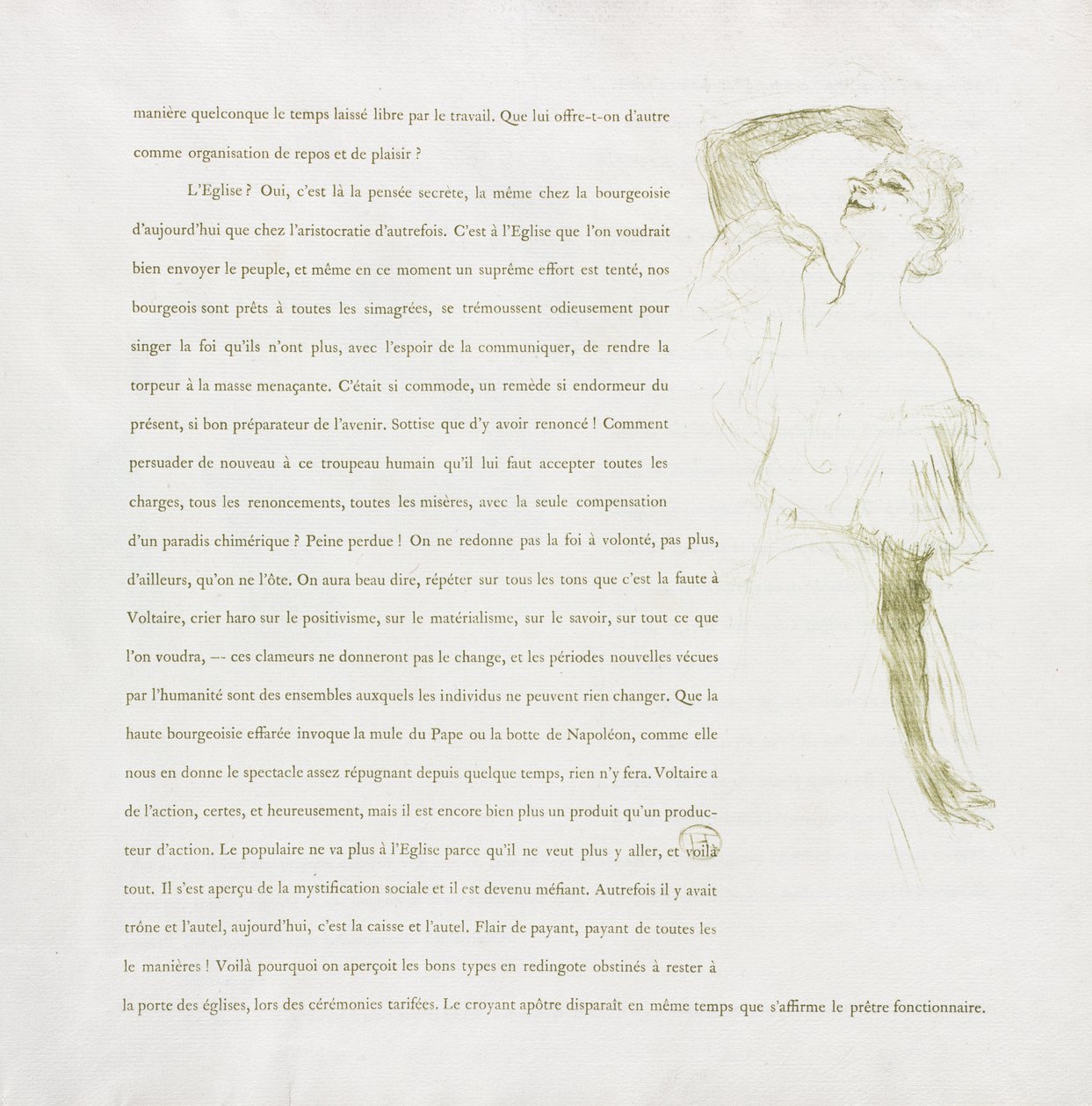 Yvette Guilbert-seria francuska: nr 7 autorstwa Henri de Toulouse Lautrec