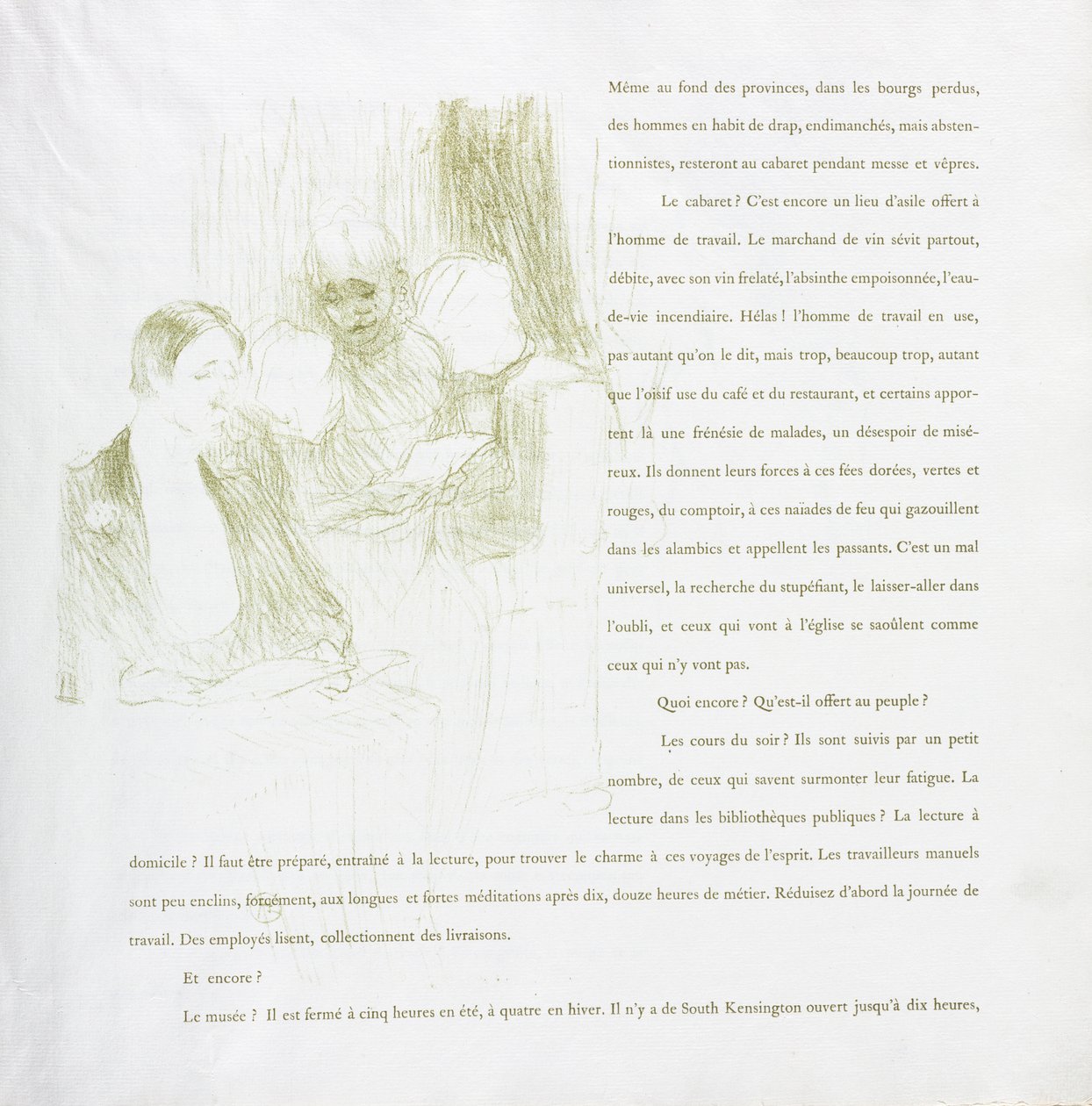 Yvette Guilbert-seria francuska: nr 8 autorstwa Henri de Toulouse Lautrec