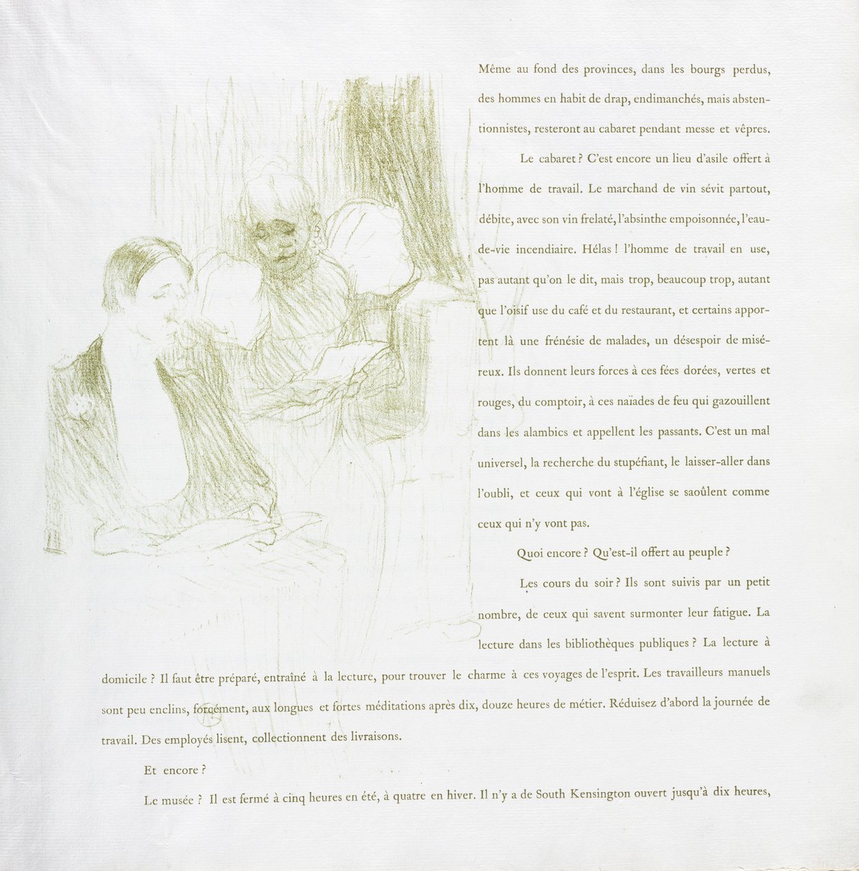 Yvette Guilbert-francuska seria: nr 8, 1894. autorstwa Henri de Toulouse Lautrec