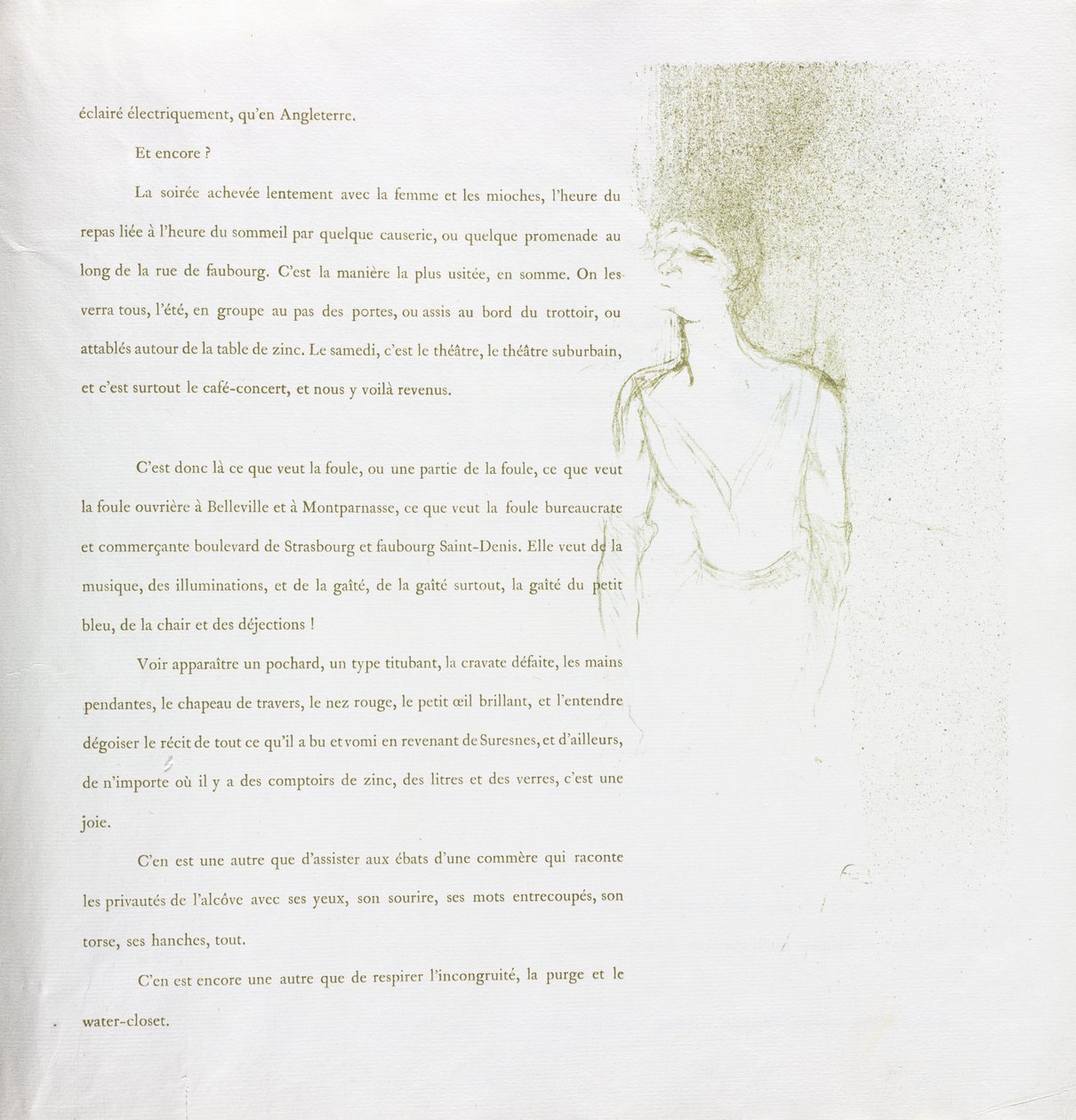 Yvette Guilbert-seria francuska: nr 9 autorstwa Henri de Toulouse Lautrec