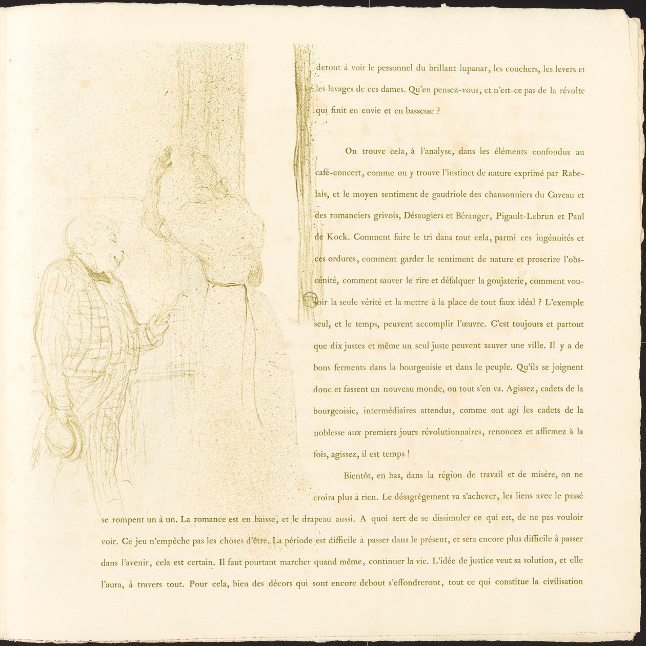 Yvette Guilbert autorstwa Henri de Toulouse Lautrec