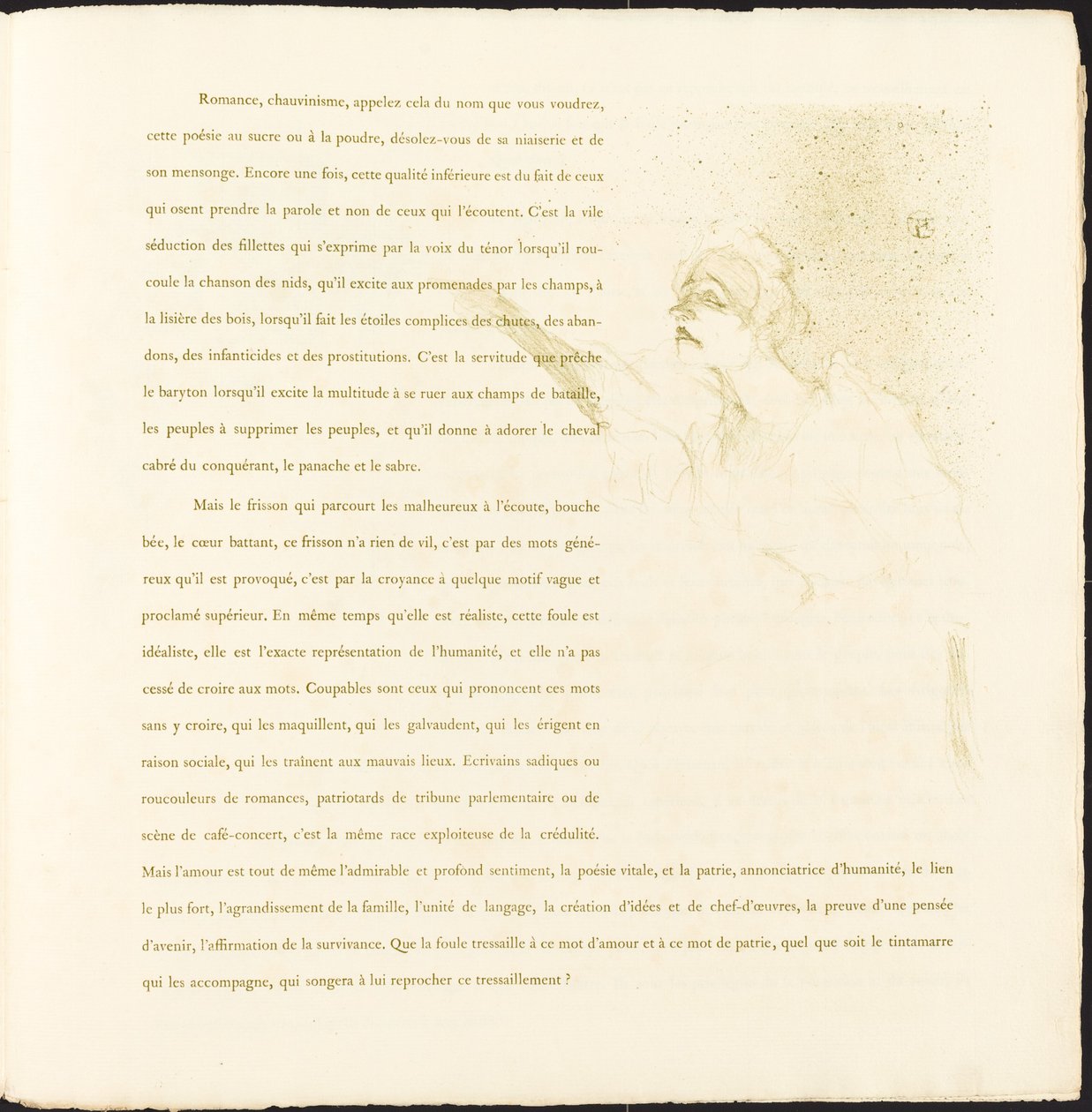 Yvette Guilbert autorstwa Henri de Toulouse Lautrec