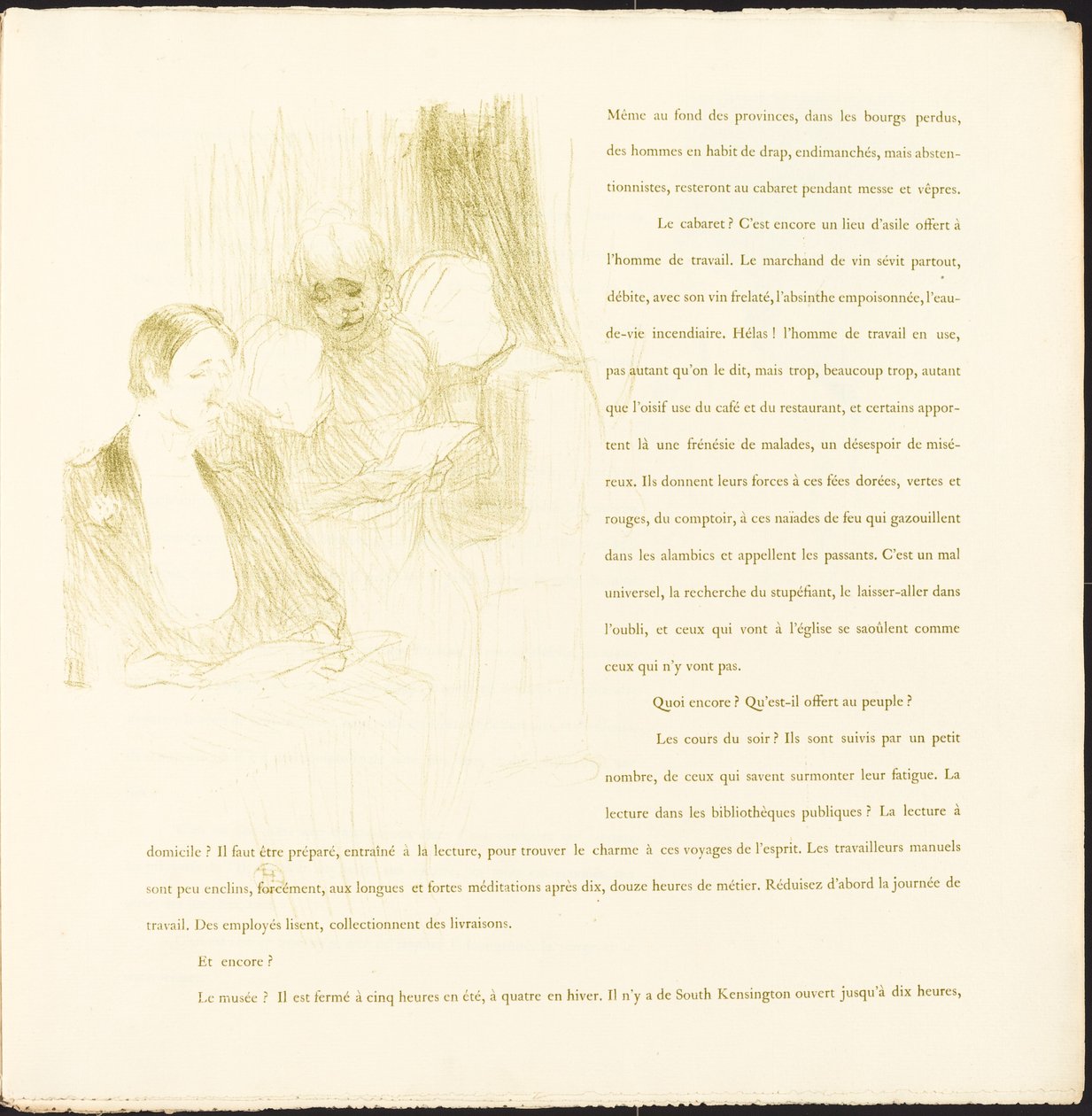 Yvette Guilbert autorstwa Henri de Toulouse Lautrec