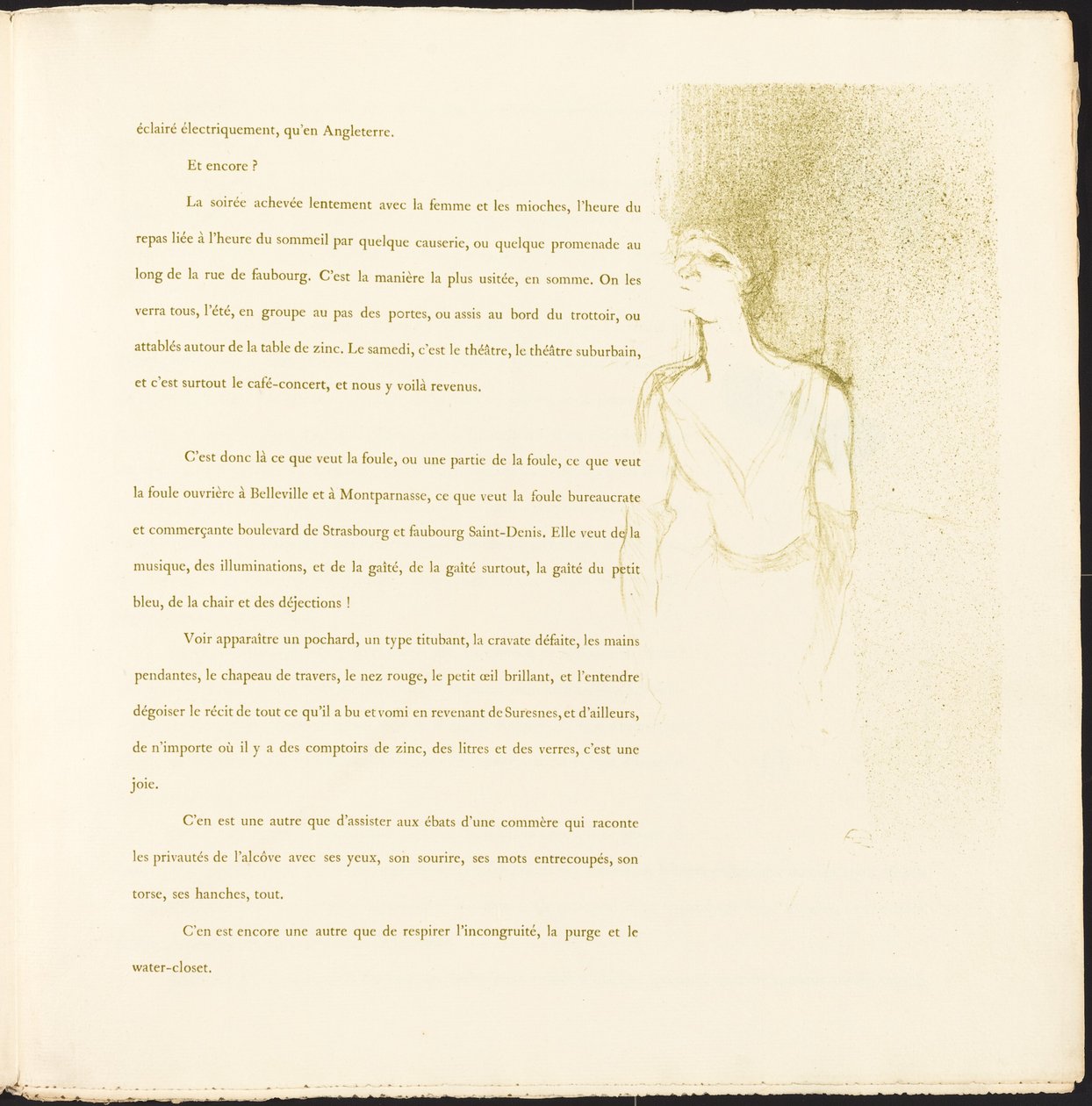Yvette Guilbert autorstwa Henri de Toulouse Lautrec