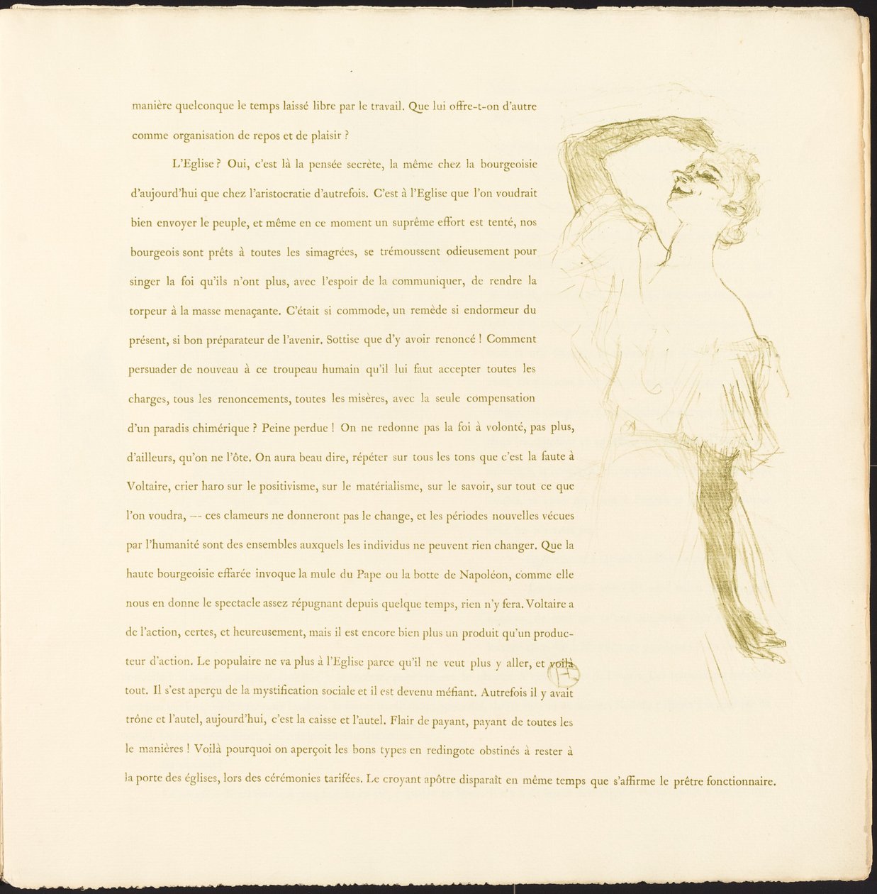 Yvette Guilbert autorstwa Henri de Toulouse Lautrec