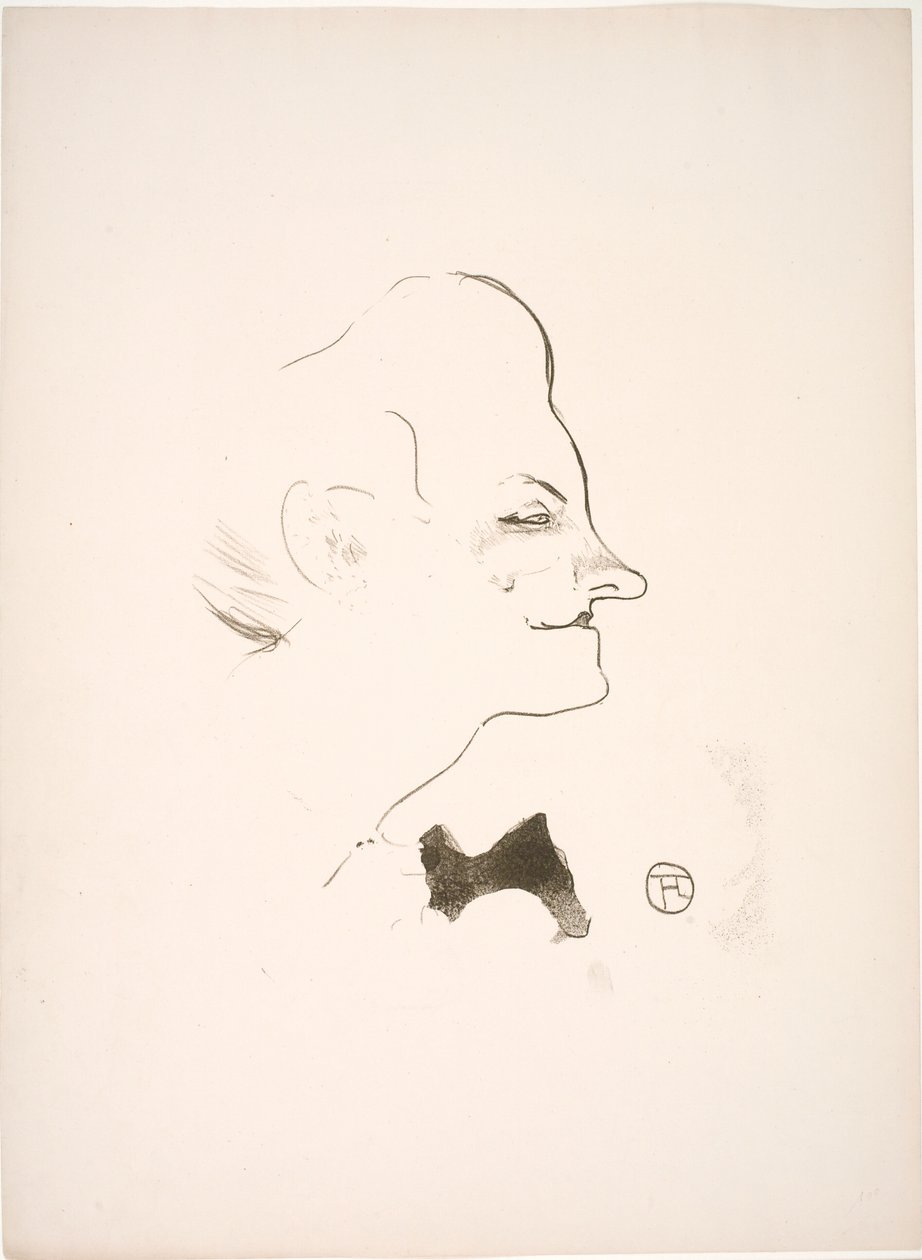 Yvette Guilbert autorstwa Henri de Toulouse Lautrec