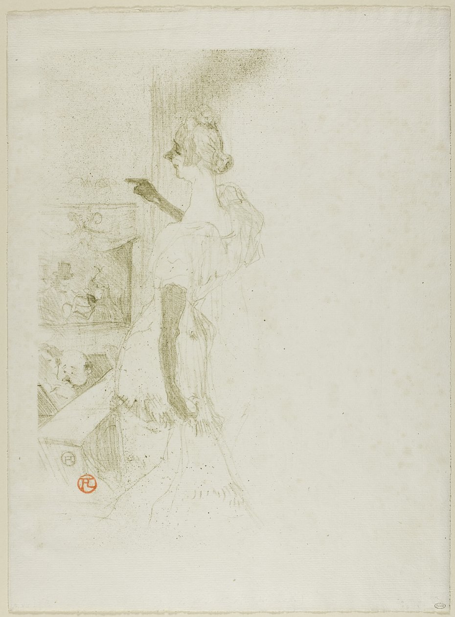 Yvette Guilbert autorstwa Henri de Toulouse Lautrec