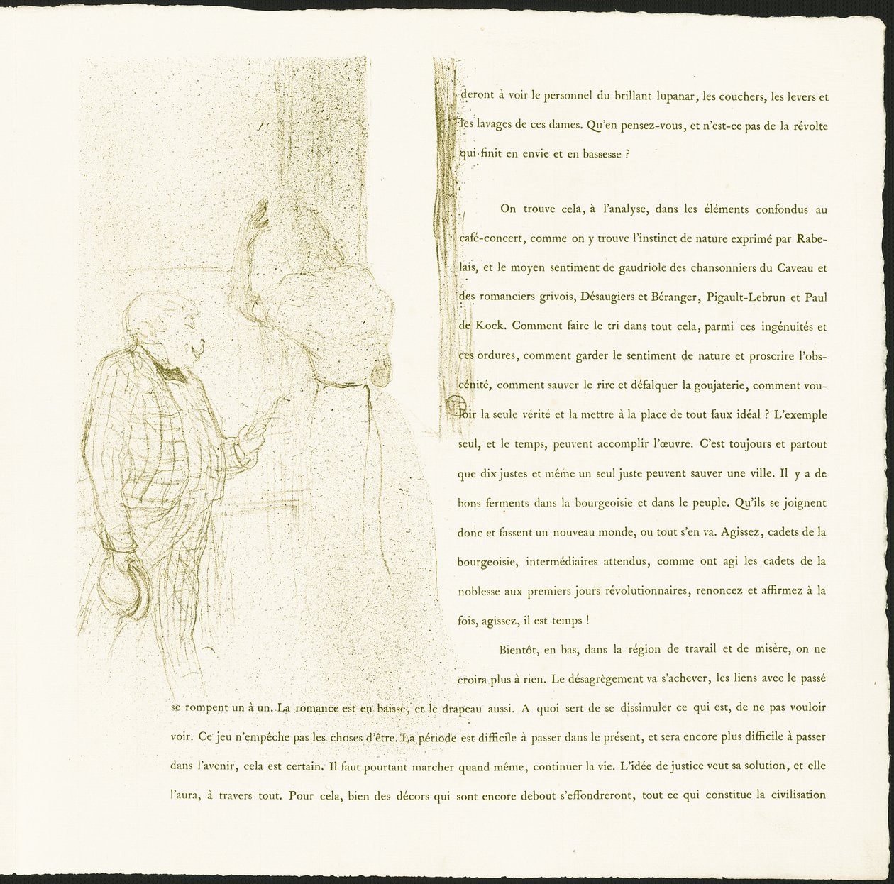Yvette Guilbert autorstwa Henri de Toulouse Lautrec
