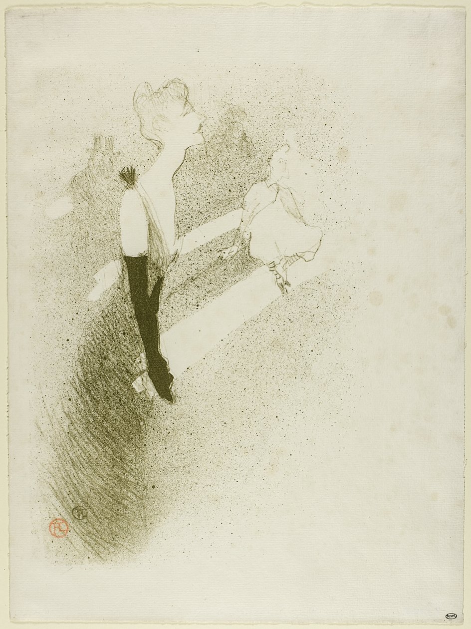 Yvette Guilbert autorstwa Henri de Toulouse Lautrec