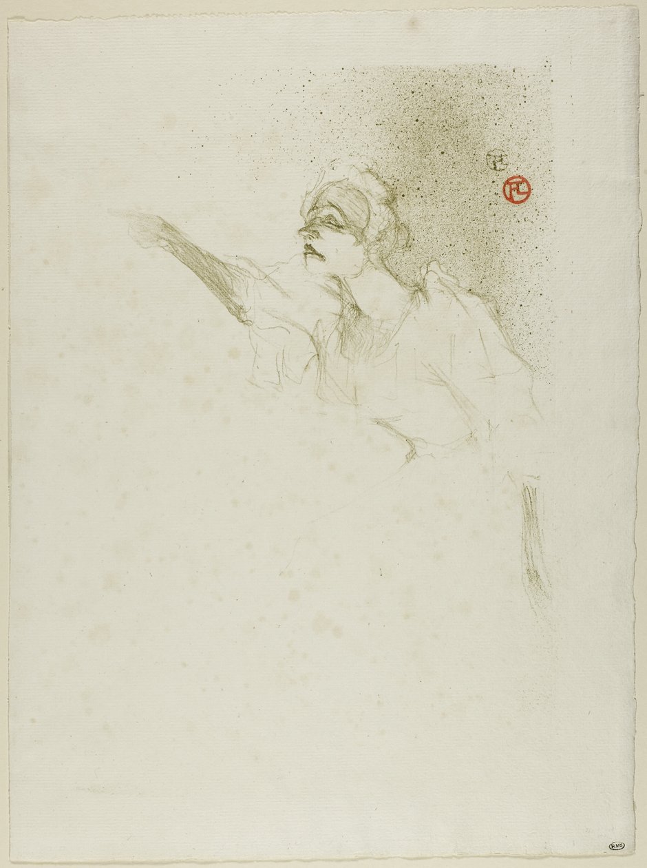 Yvette Guilbert autorstwa Henri de Toulouse Lautrec
