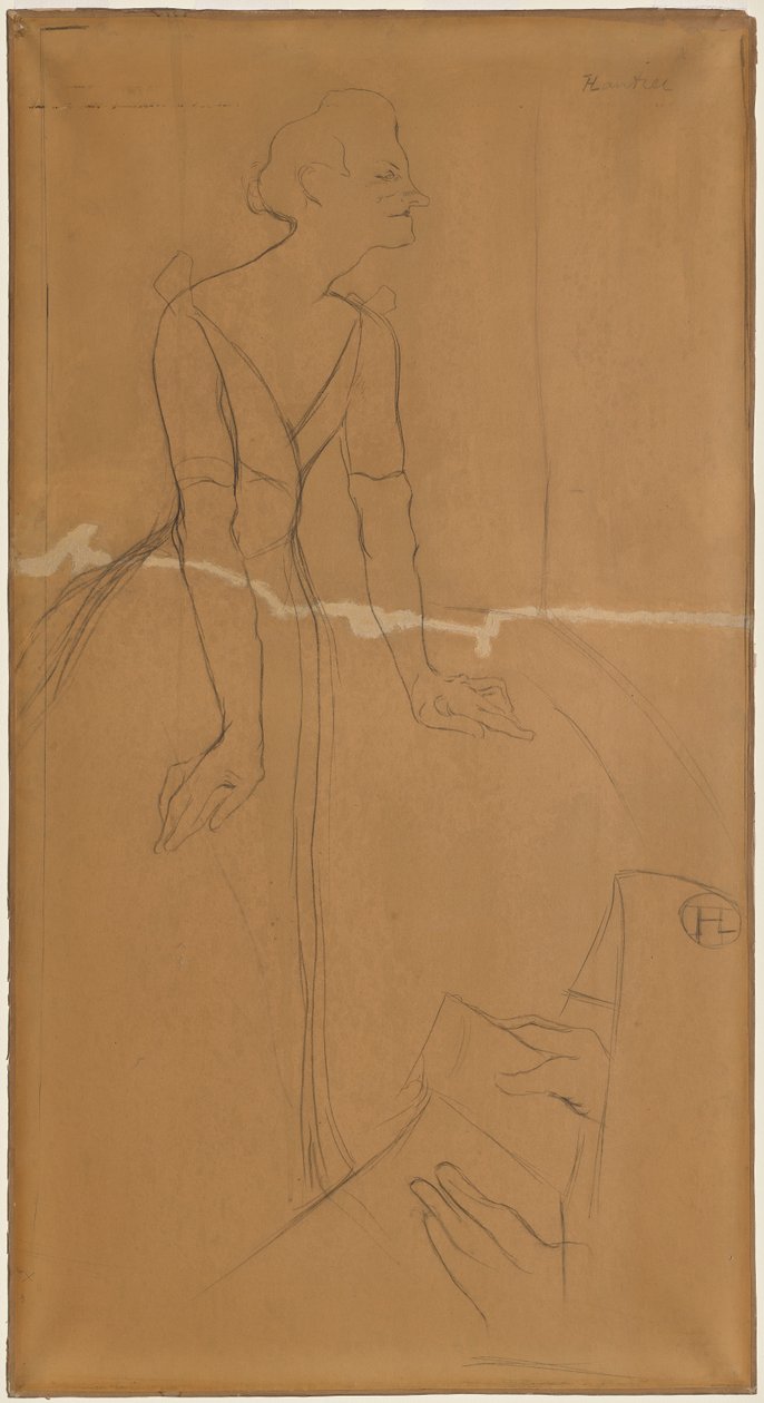 Yvette Guilbert autorstwa Henri de Toulouse-Lautrec