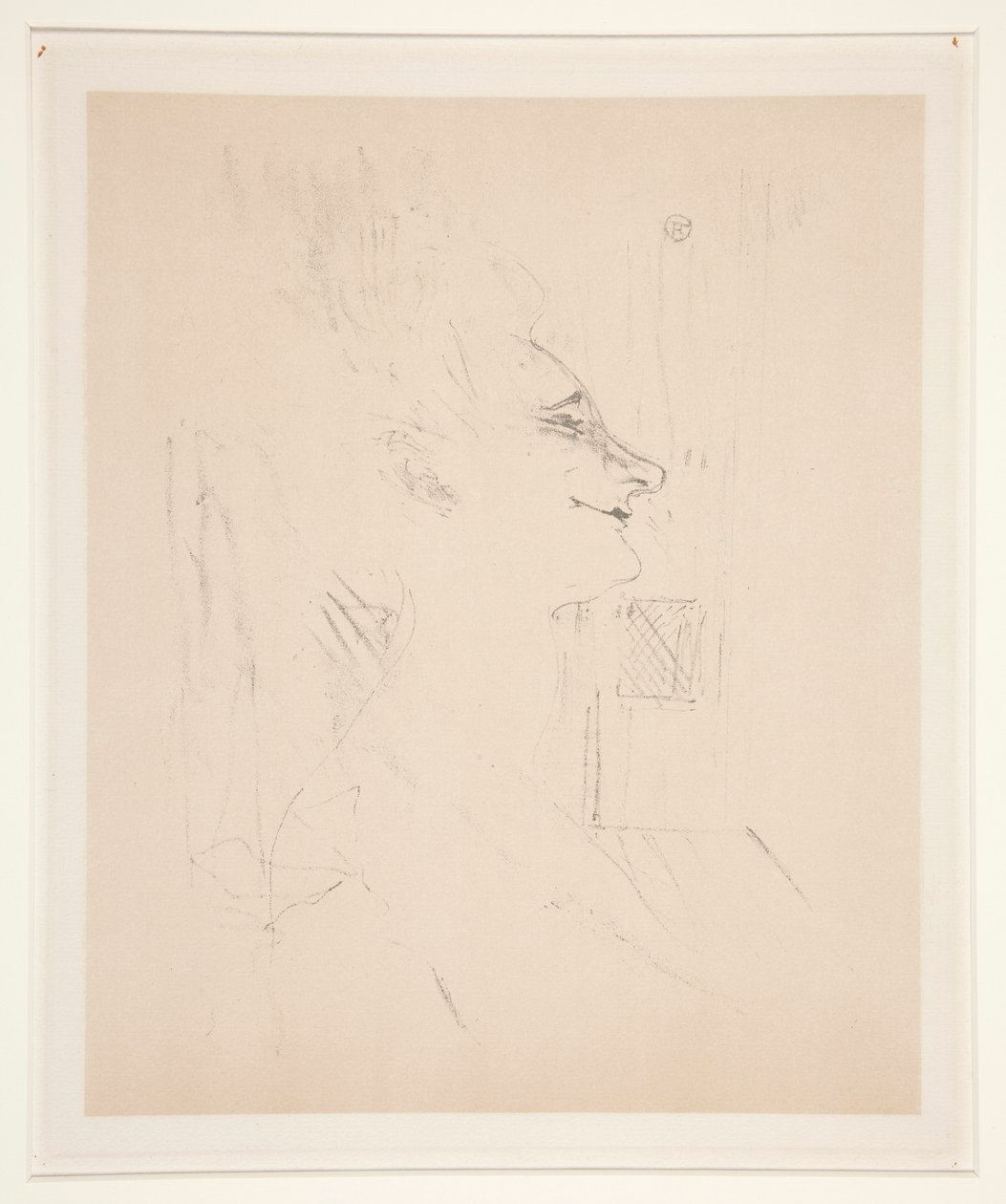 Yvette Guilbert, autorstwa Henri de Toulouse Lautrec