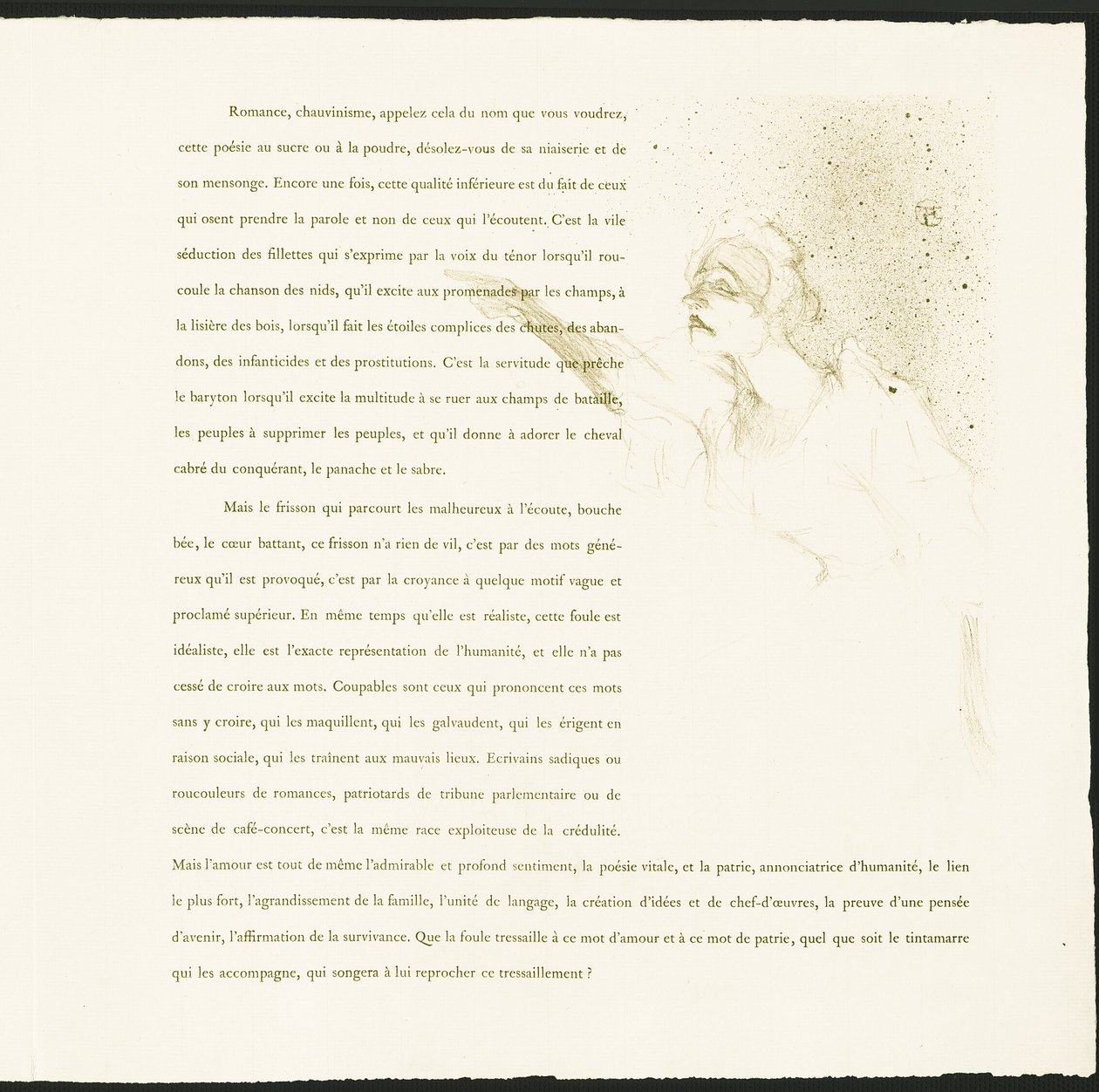Yvette Guilbert autorstwa Henri de Toulouse Lautrec