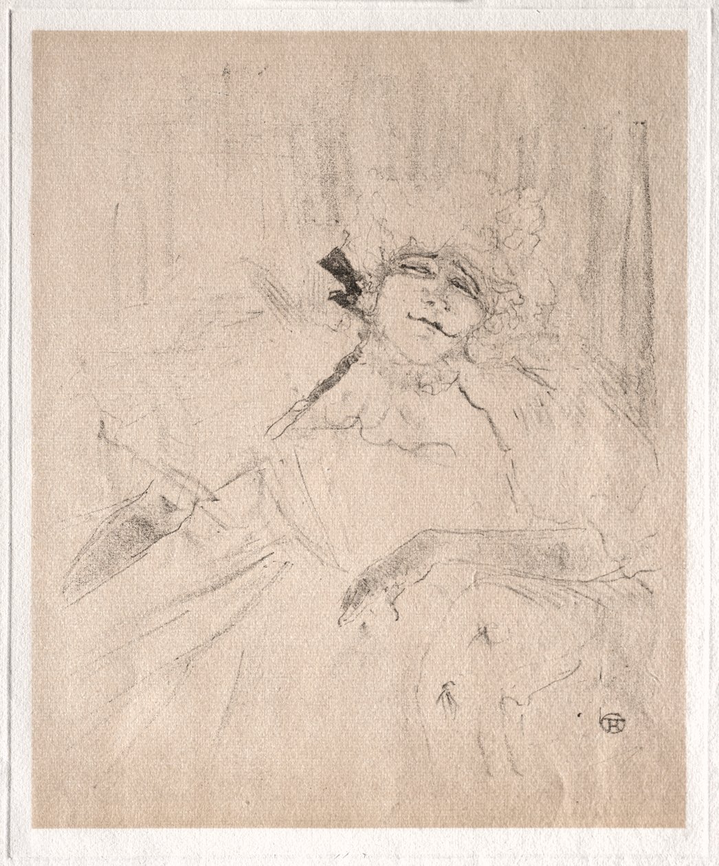 Yvette Guilbert: Stara piosenka autorstwa Henri de Toulouse Lautrec
