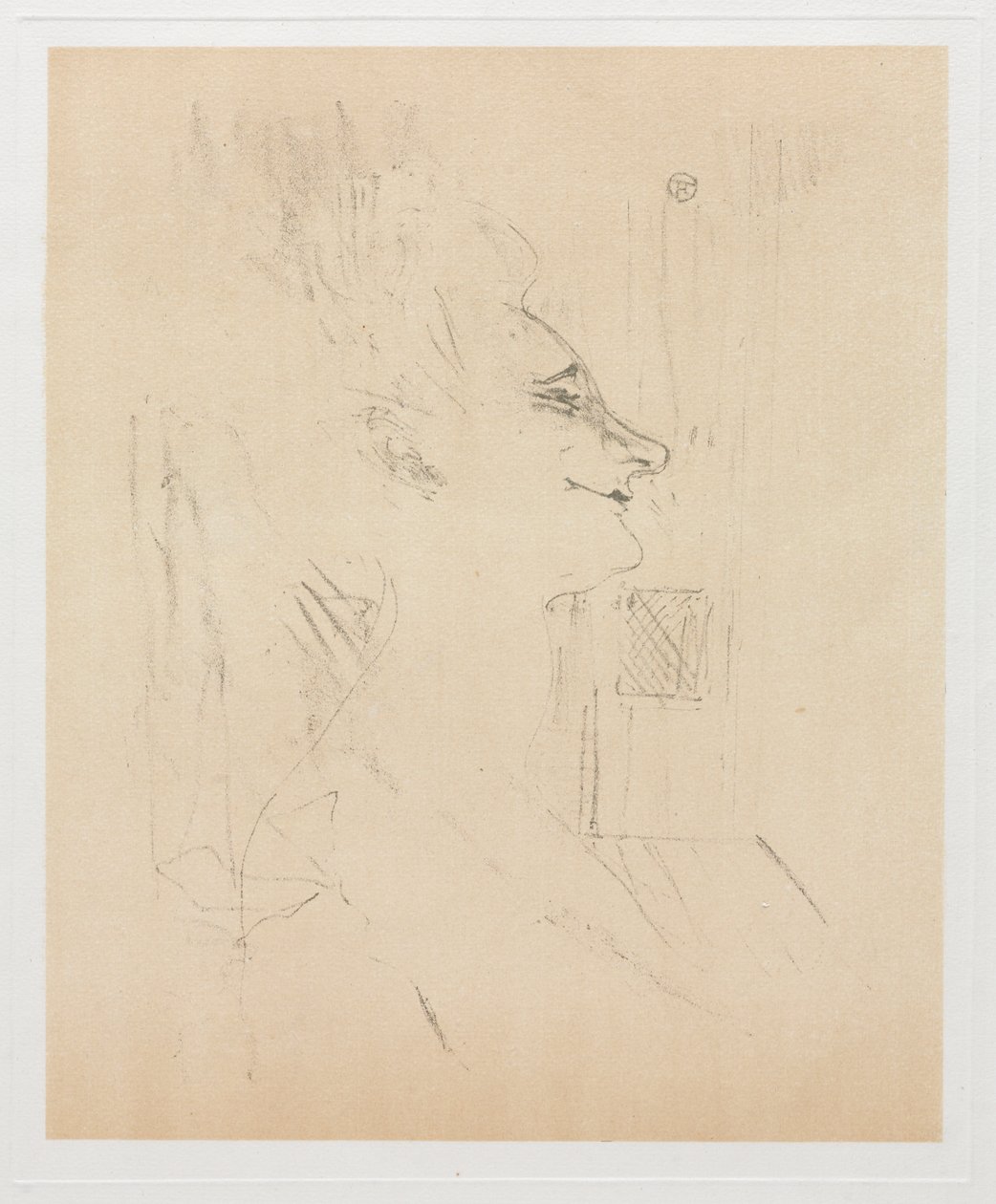 Yvette Guilbert odurzona autorstwa Henri de Toulouse Lautrec
