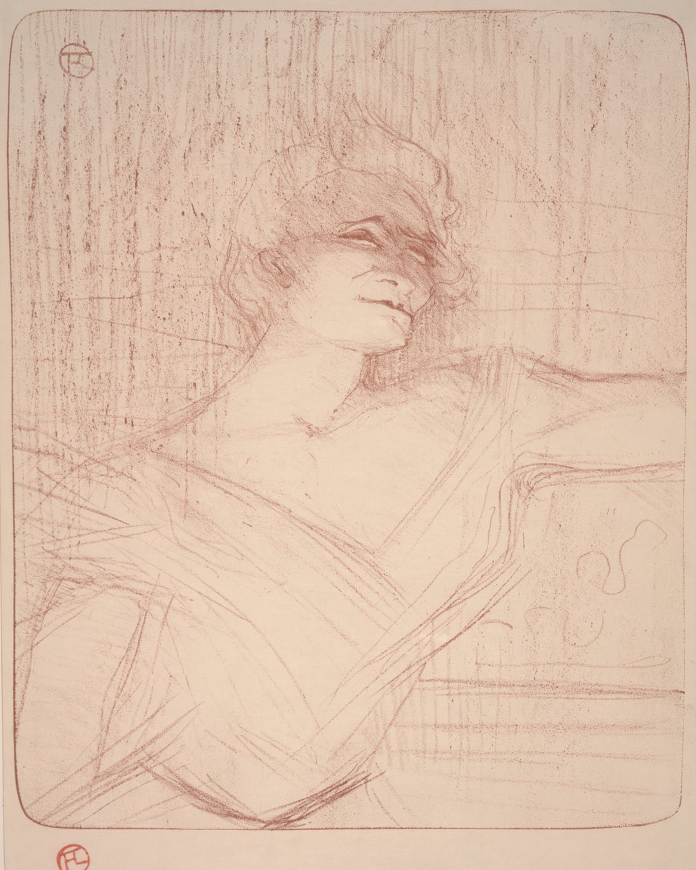 Yvette Guilbert, La Glu autorstwa Henri de Toulouse Lautrec