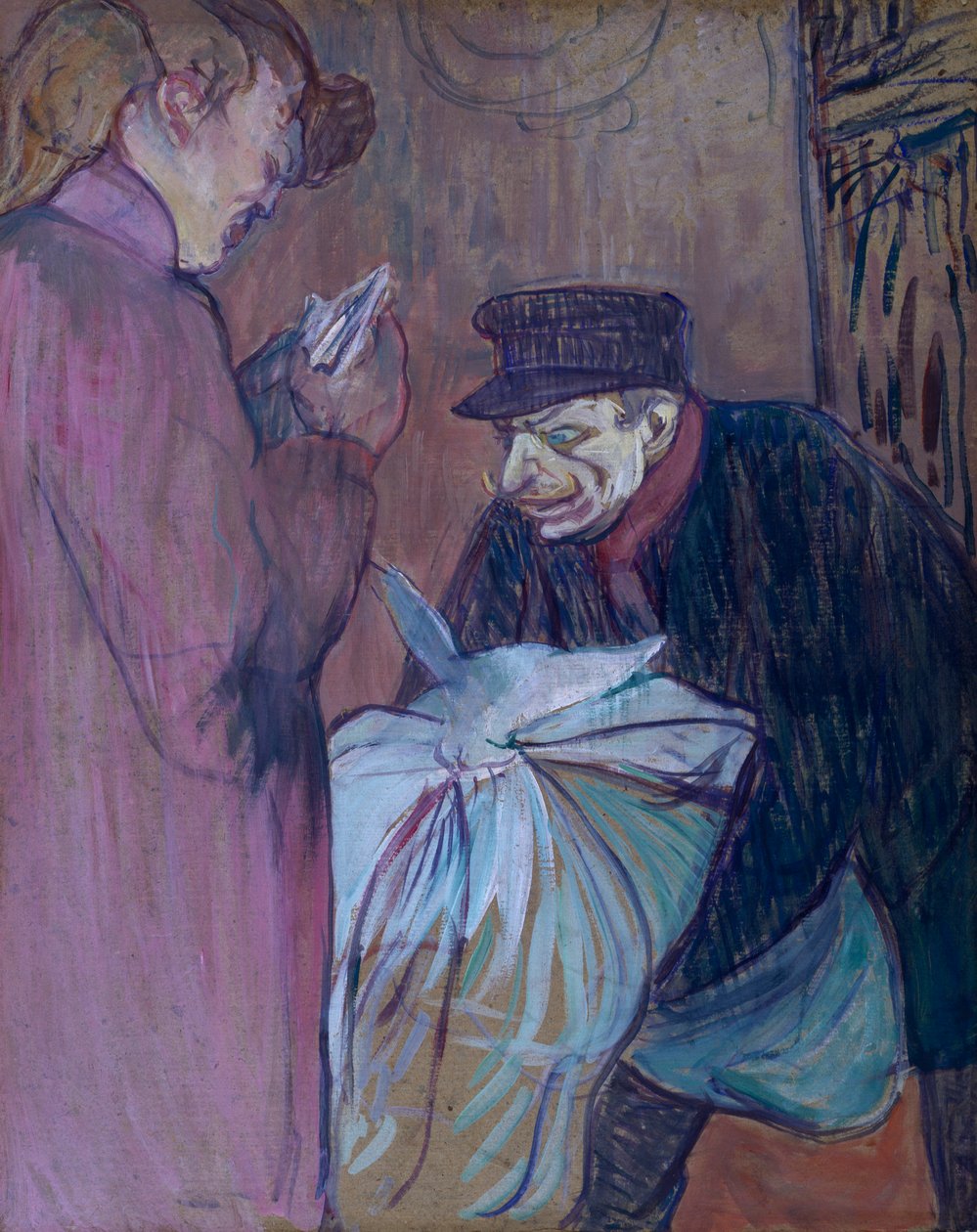 pranie w burdelu autorstwa Henri de Toulouse Lautrec