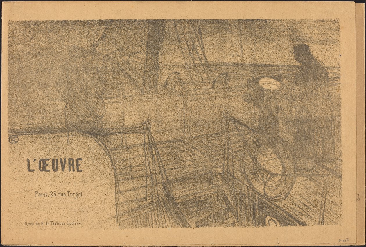 Program prospektowy prac autorstwa Henri de Toulouse Lautrec, Félix Vallotton, Antonio