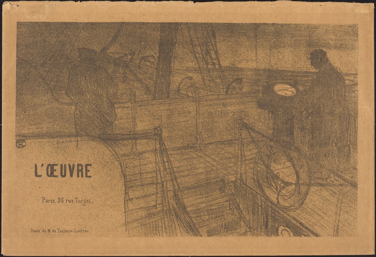 Program prospektowy prac autorstwa Henri de Toulouse Lautrec, Félix Vallotton, Antonio