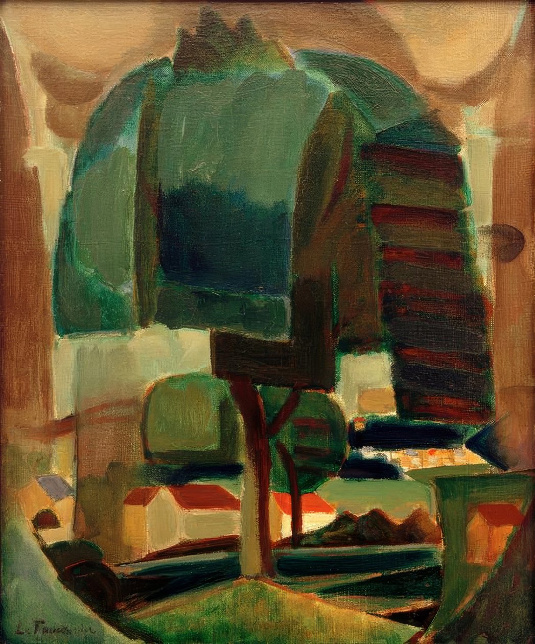 Płaca (krajobraz) autorstwa Henri Victor Gabriel Le Fauconnier
