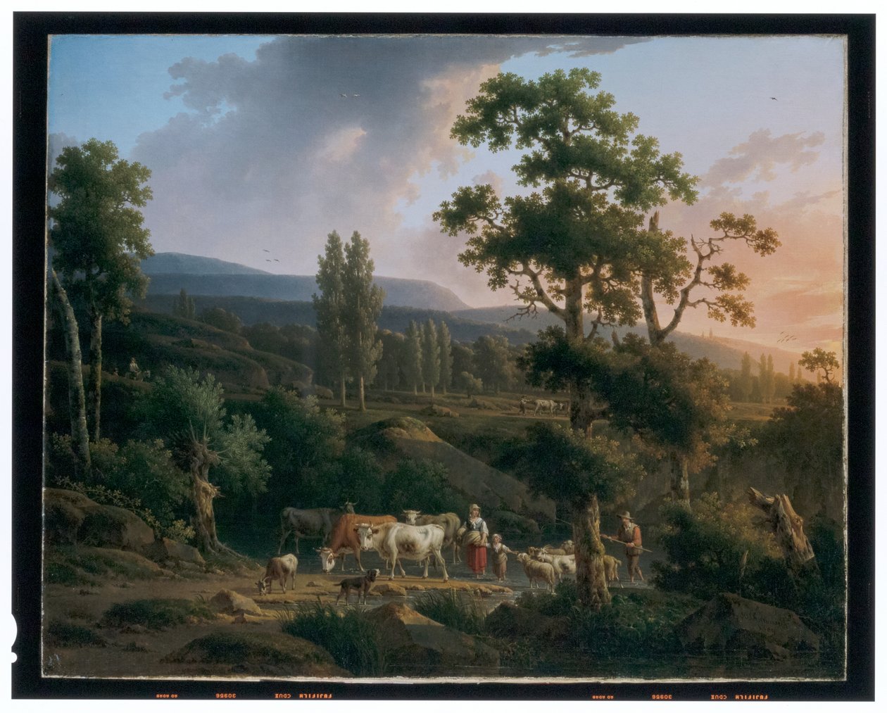 Pari maisemakiillotusta autorstwa Henricus Josephus Antoniessen