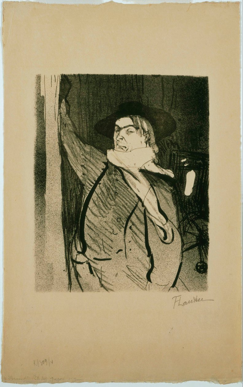 Aristide Bruant autorstwa Henri de Toulouse Lautrec