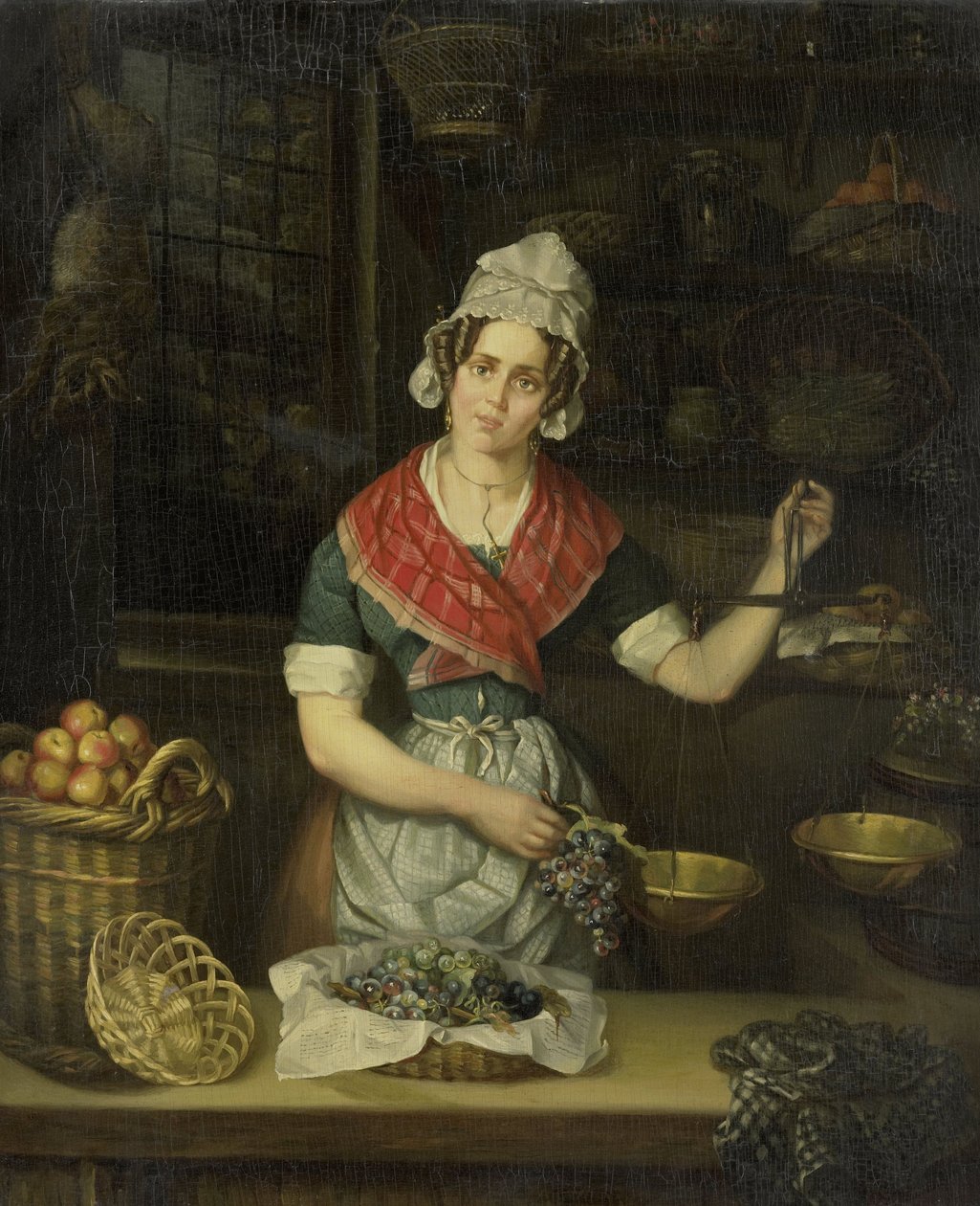 Sprzedawca owoców autorstwa Henrietta Christina Temminck