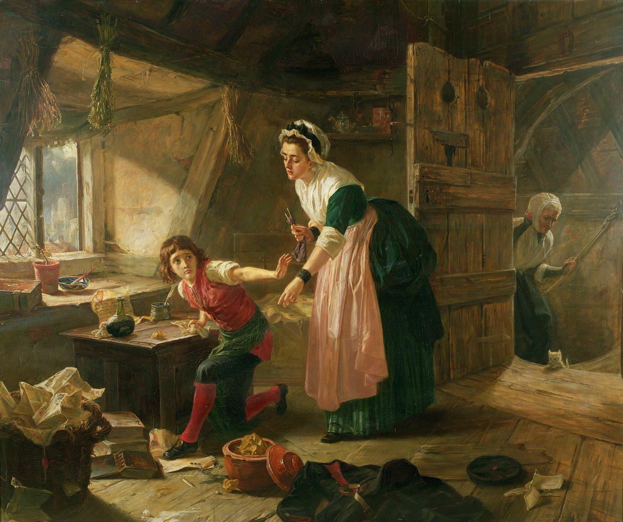 Chatterton 1765 (olej na płótnie) autorstwa Henrietta Mary Ward
