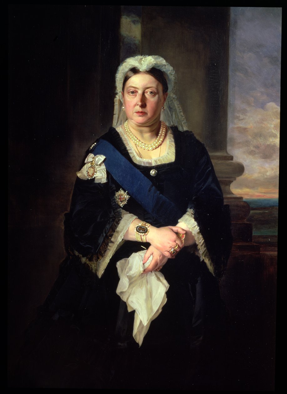 Królowa Wiktoria (1819-1901) po baronie Heinrichu von Angeli (1840-1925) autorstwa Henrietta Mary Ward