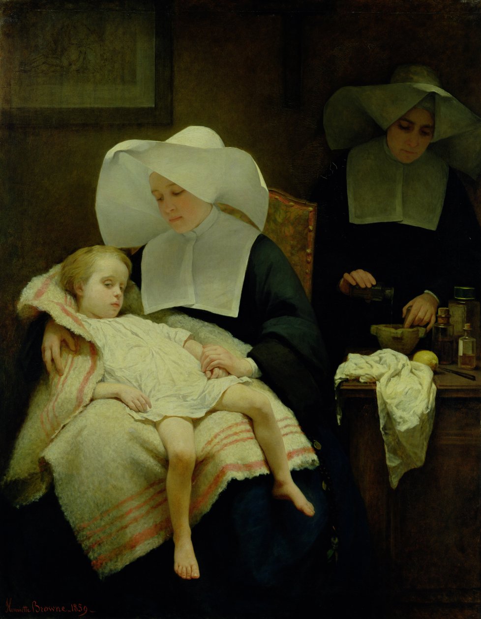 Siostry Miłosierdzia, 1859 autorstwa Henriette Browne
