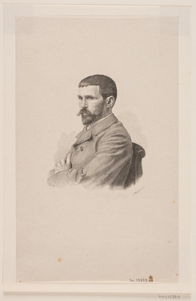 Portret malarza P. A. J. Dagnana-Bouvereta autorstwa Henrik Arnold Hamilkar Sørensen