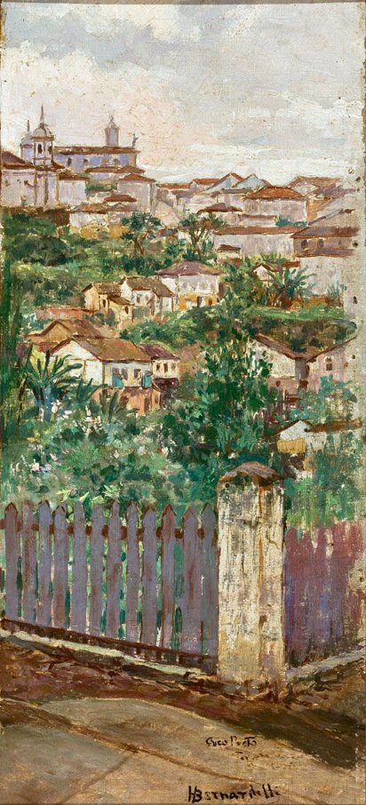 Krajobraz Ouro Preto Portugues: Krajobraz Ouro Preto autorstwa Henrique Bernardelli