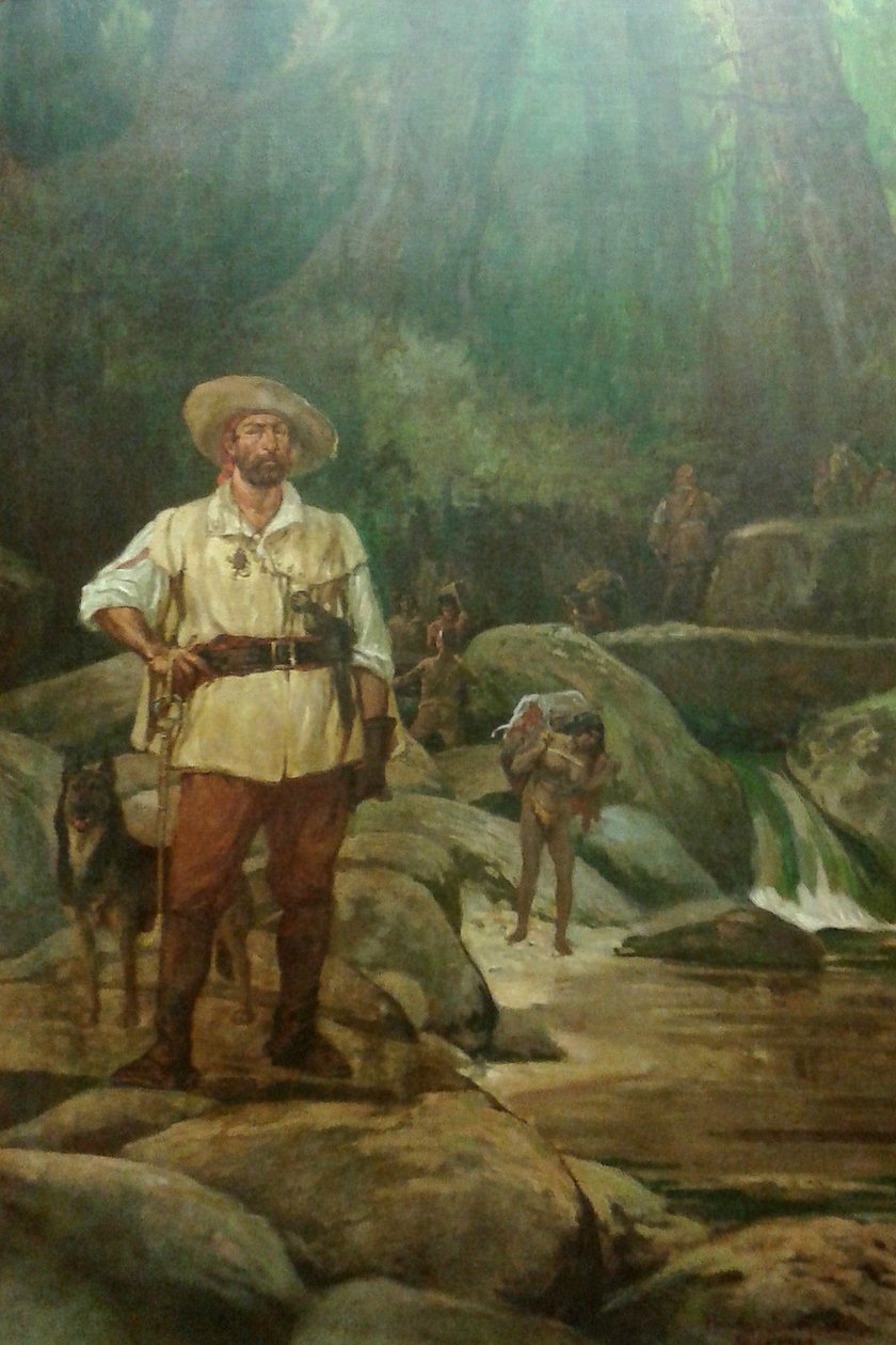Lider pionierów [Fernao Dias Paes Leme] autorstwa Henrique Bernardelli