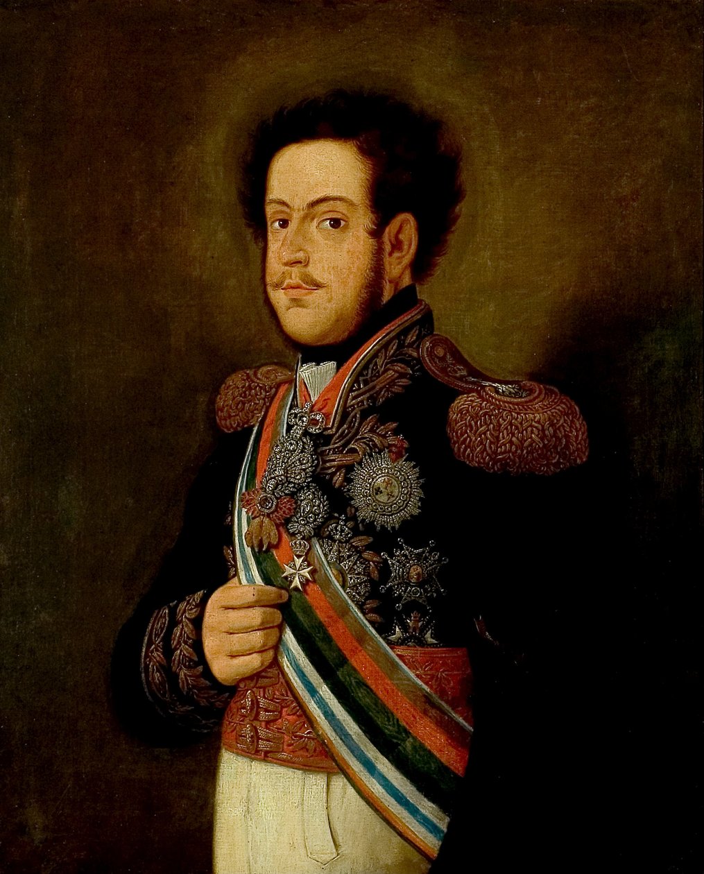 Portret D. Pedro I autorstwa Henrique Jose da Silva