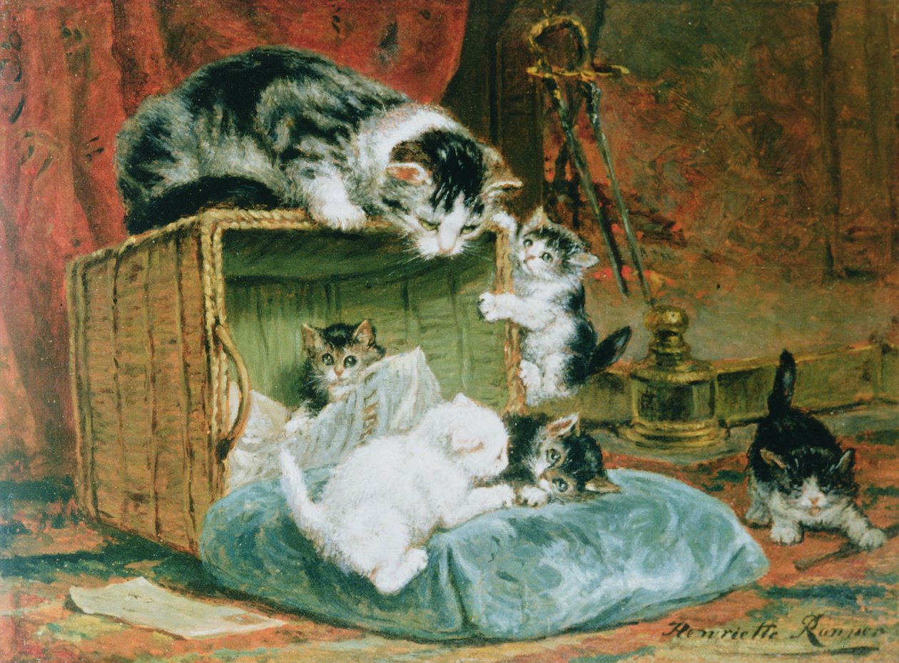Czas zabawy (wc na papierze) autorstwa Henriëtte Ronner Knip