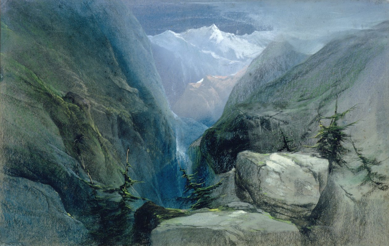 Krajobraz górski autorstwa Henry Bright