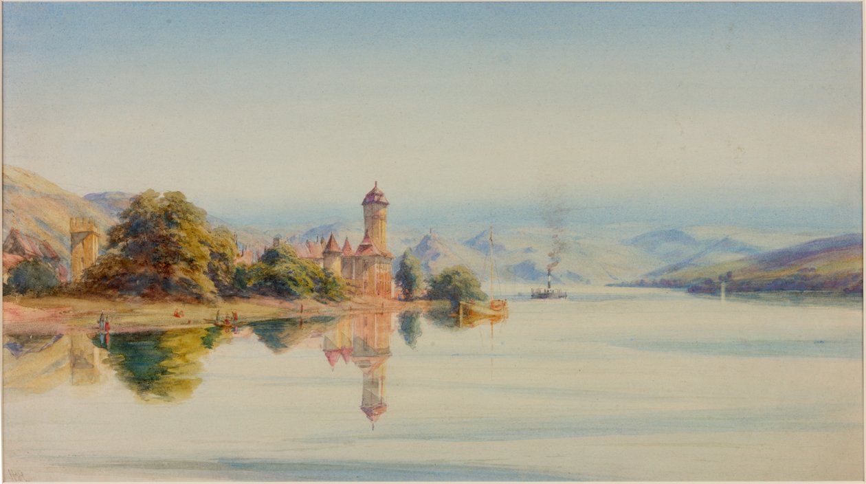 Stolzenfels (ołówek i akwarela na papierze) autorstwa Henry Burdon Richardson