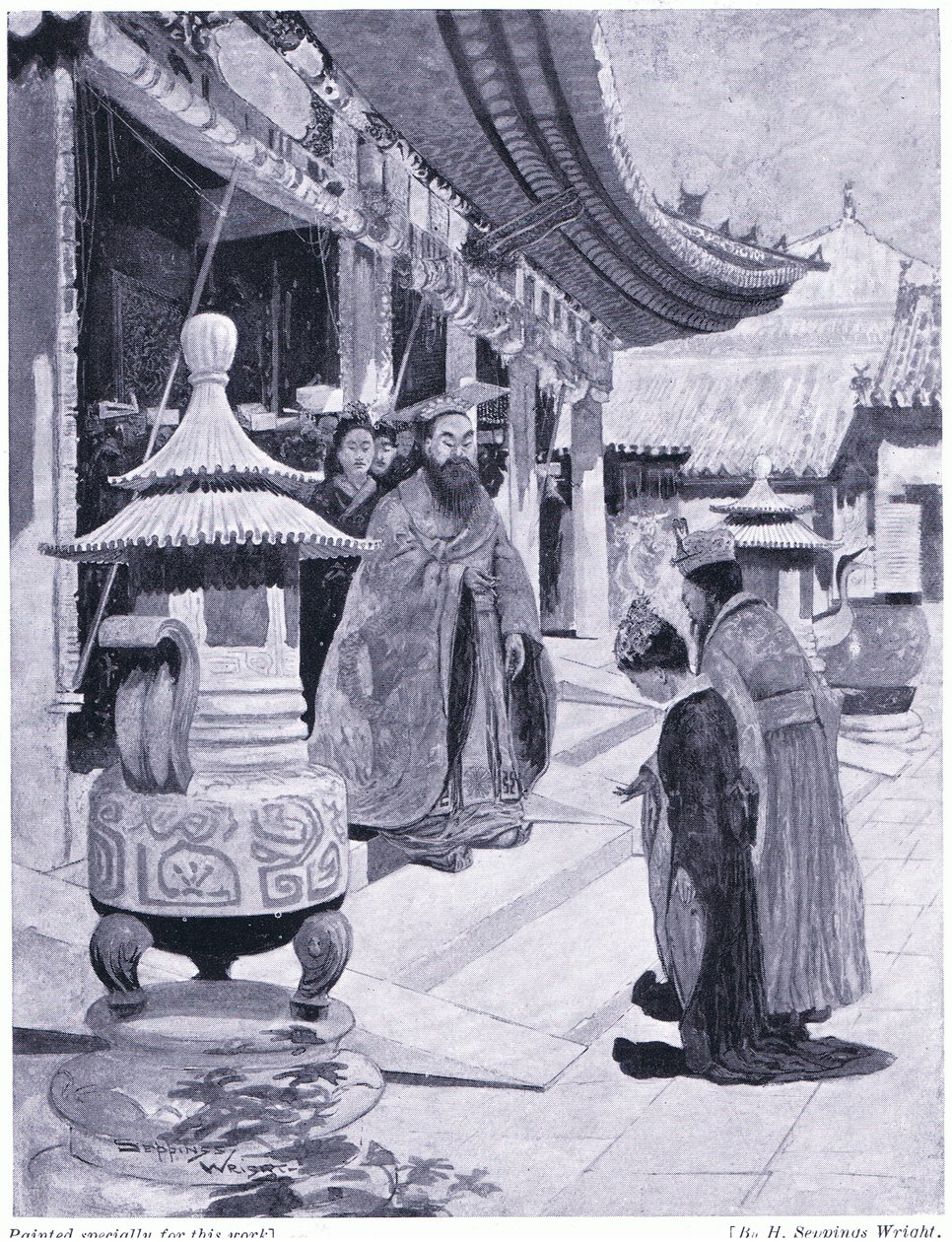 Markiz i markiza ludu autorstwa Henry Charles Seppings Wright
