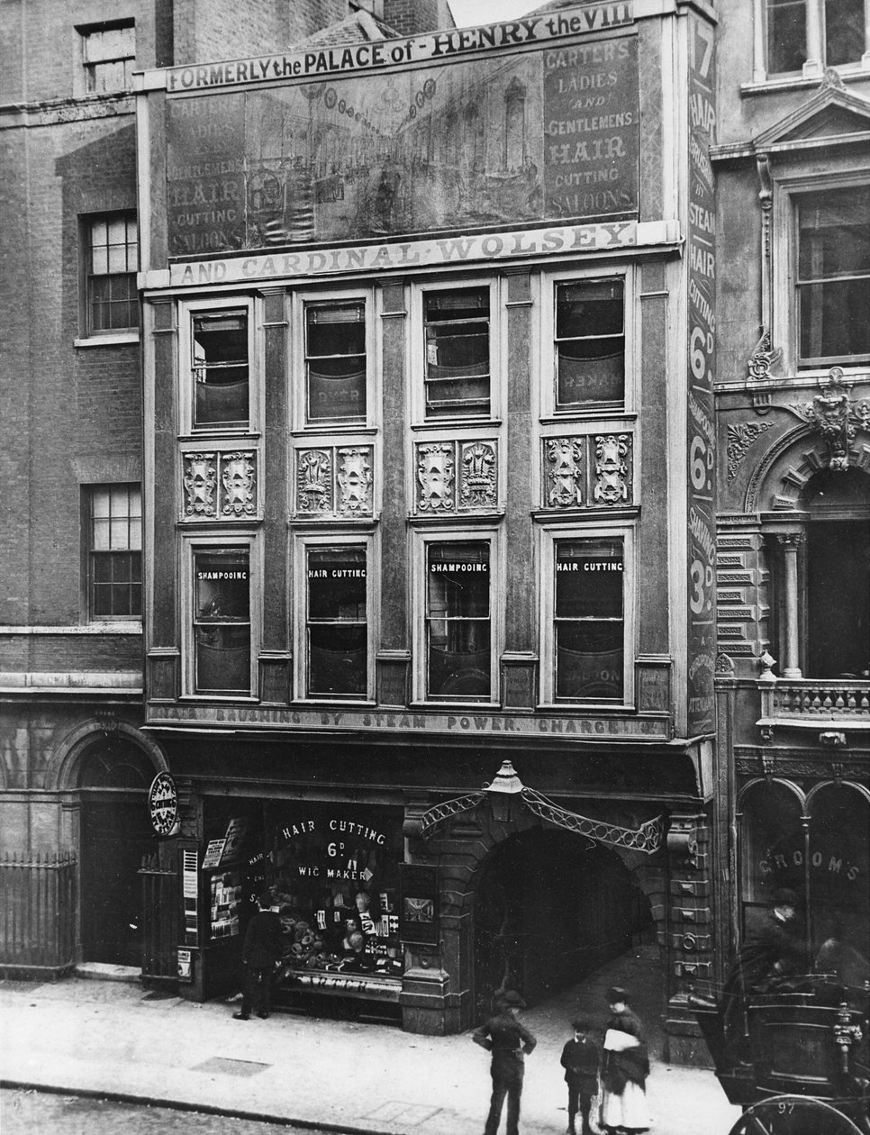 The Gatehouse, Inner Temple, ok. 1885 r. autorstwa Henry Dixon
