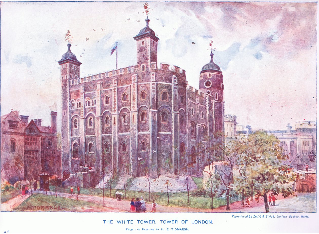 Biała Wieża, Tower of London autorstwa Henry Edward Tidmarsh
