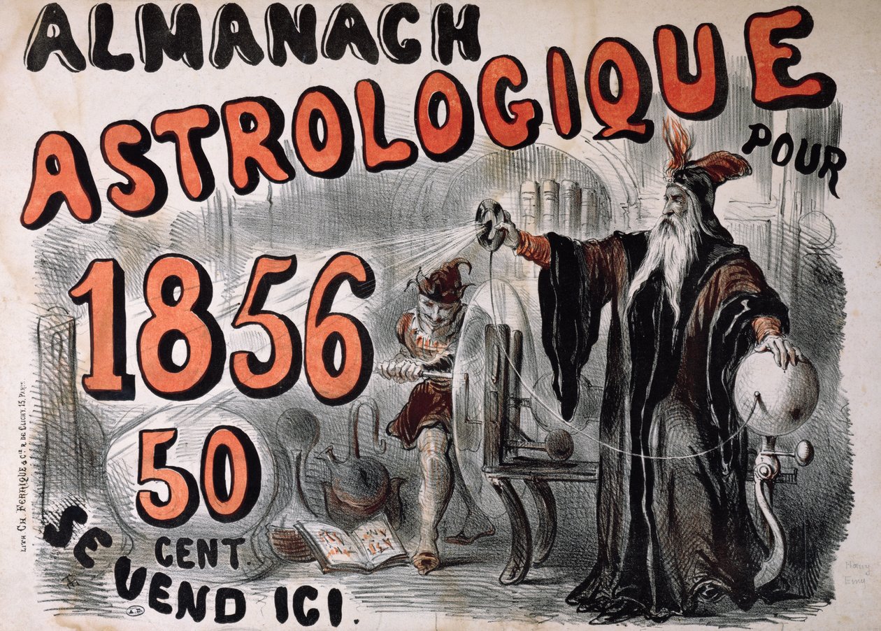 Almanach astrologiczny, 1856 autorstwa Henry Emy