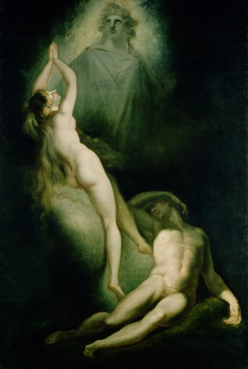 Stworzenie Ewy, 1791-93 autorstwa Johann Heinrich Füssli