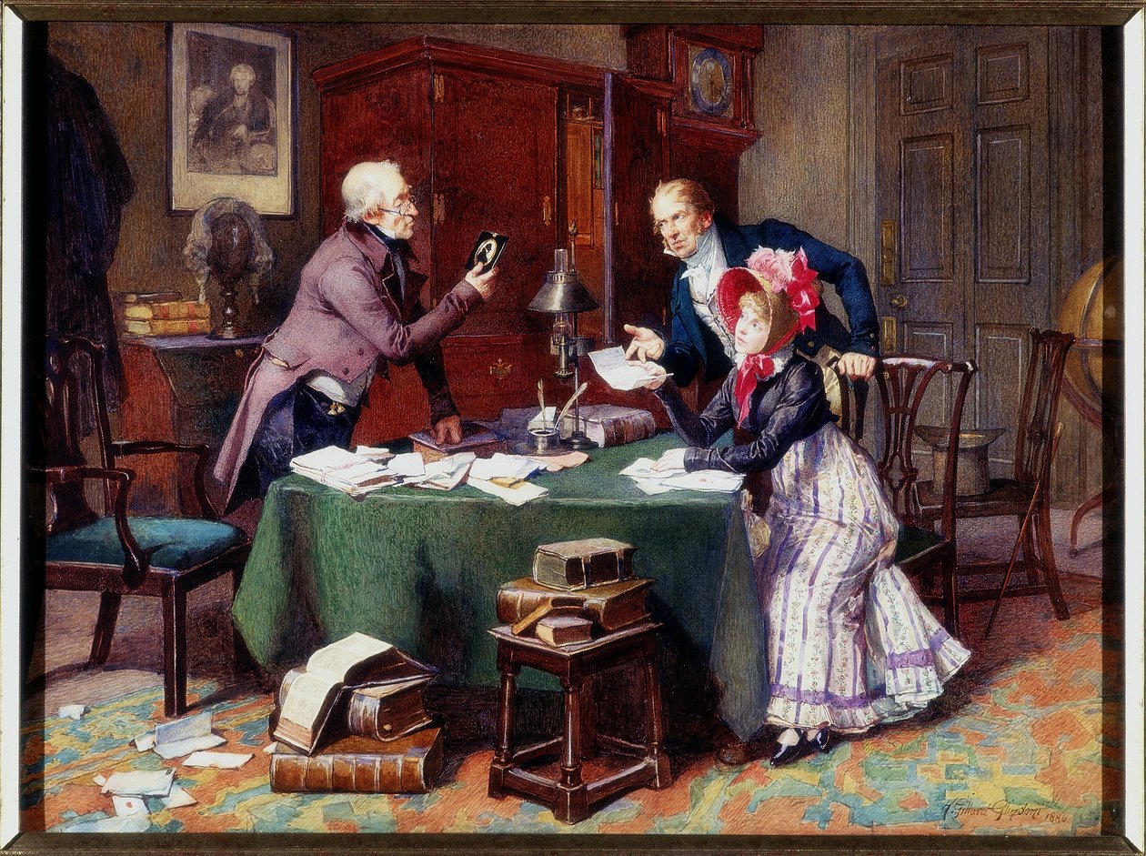 Jilted (bodycolour) autorstwa Henry Gillard Glindoni